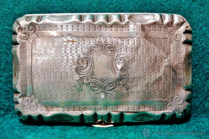 Antig&uuml;edades: Caja cigarrera francesa de plata. - Foto 2
