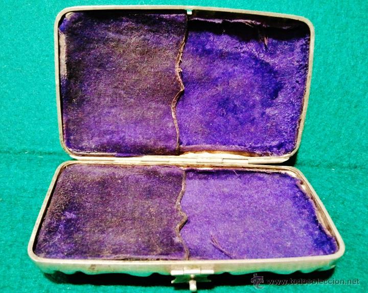 Antig&uuml;edades: Caja cigarrera francesa de plata. - Foto 3