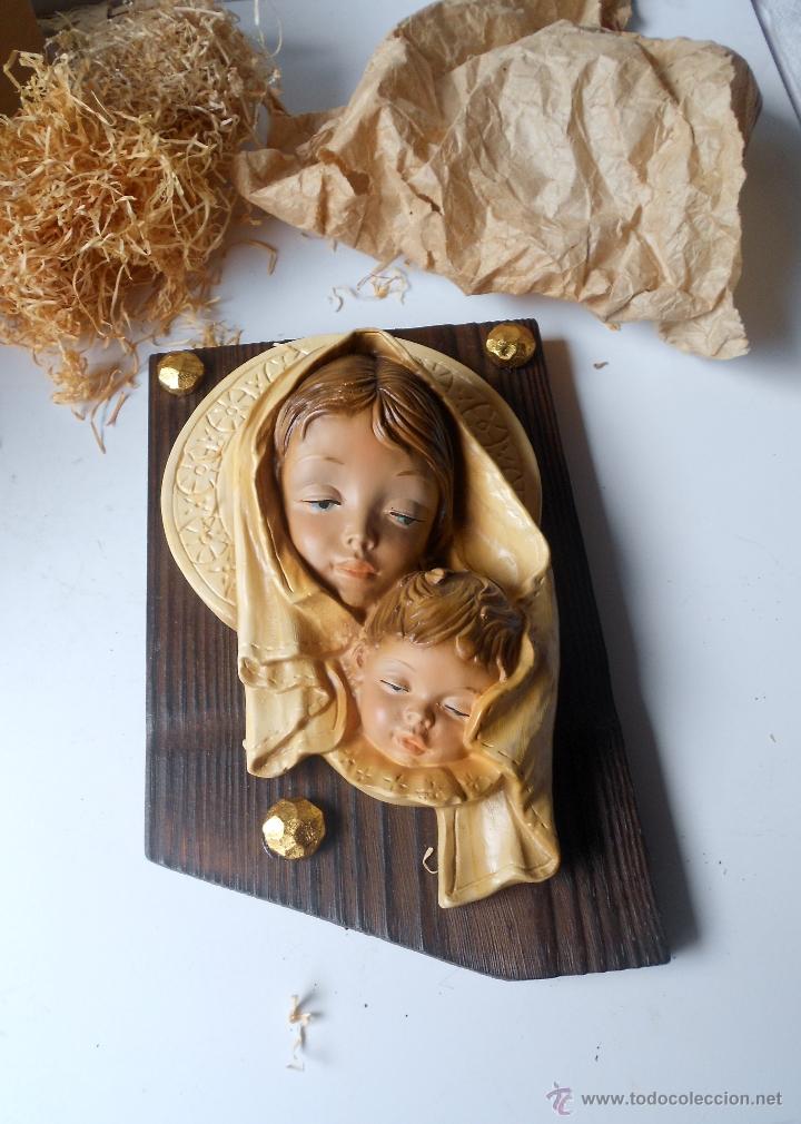 Antig&uuml;edades: Imagen de la Virgen con el ni&ntilde;o - Foto 1