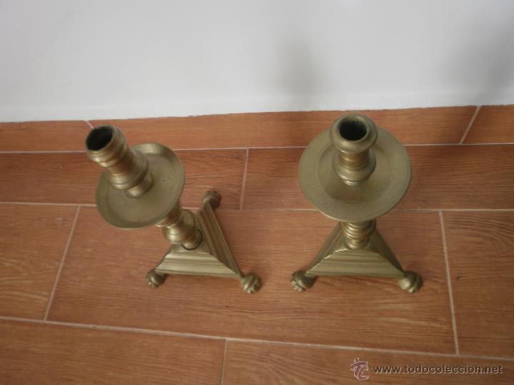 Antig&uuml;edades: Candeleros antiguos. - Foto 2