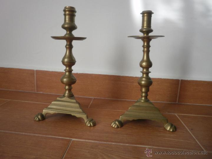 Antig&uuml;edades: Candeleros antiguos. - Foto 3