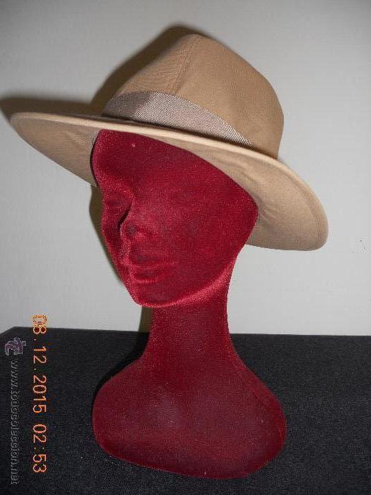 Antig&uuml;edades: ANTIGUO SOMBRERO IMPERCORK INDEFORMABLE FRANCES MARQUE DE POSEE - Foto 1