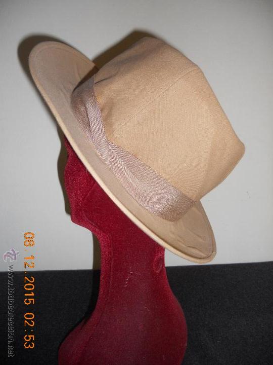 Antig&uuml;edades: ANTIGUO SOMBRERO IMPERCORK INDEFORMABLE FRANCES MARQUE DE POSEE - Foto 4