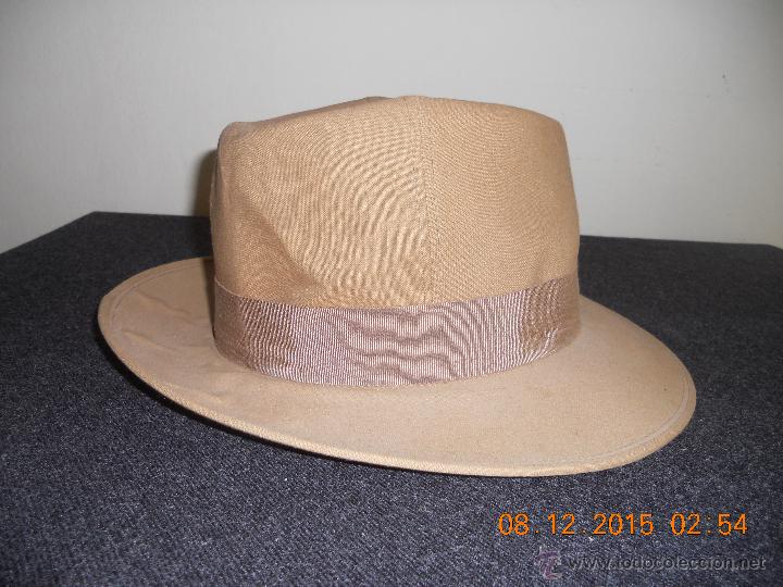 Antig&uuml;edades: ANTIGUO SOMBRERO IMPERCORK INDEFORMABLE FRANCES MARQUE DE POSEE - Foto 7