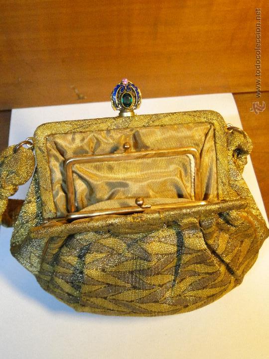 Antig&uuml;edades: ANTIGUO BOLSO MONEDERO CON ESPEJO - Foto 1