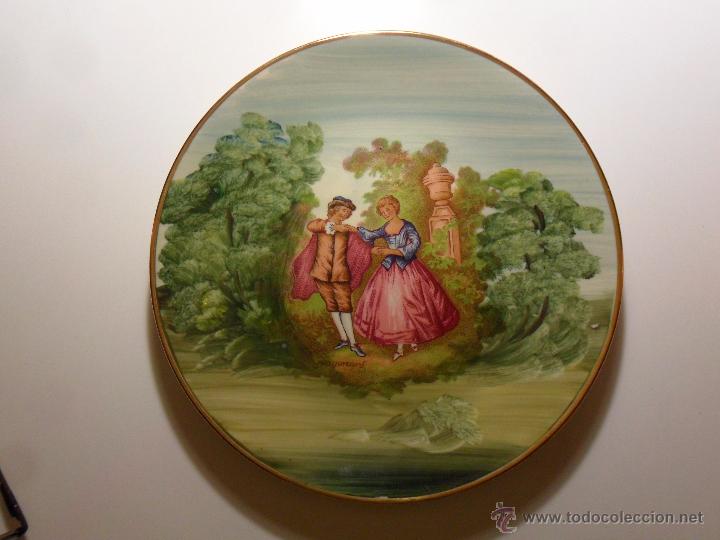 Antig&uuml;edades: Plato de Cer&aacute;mica Fragonard - Foto 1