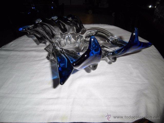 Antig&uuml;edades: BONITO CENTRO DE CRISTAL DE MURANO - Foto 8
