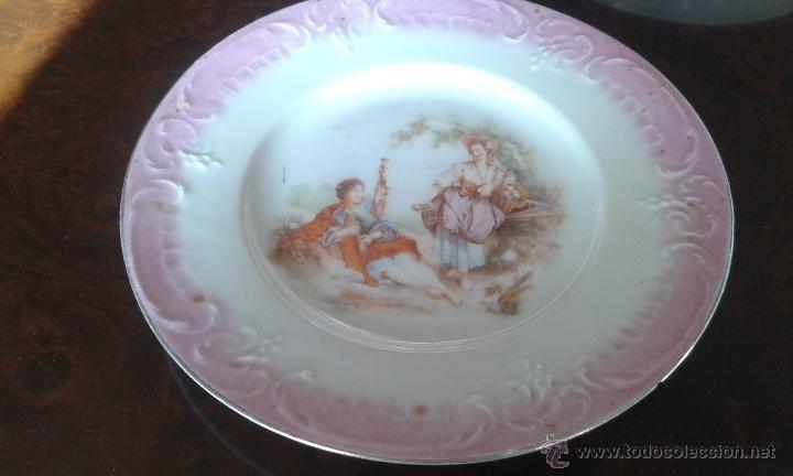 Antig&uuml;edades: BONITO Y ANTIGUO PLATO DE 22,5 CM. - Foto 1