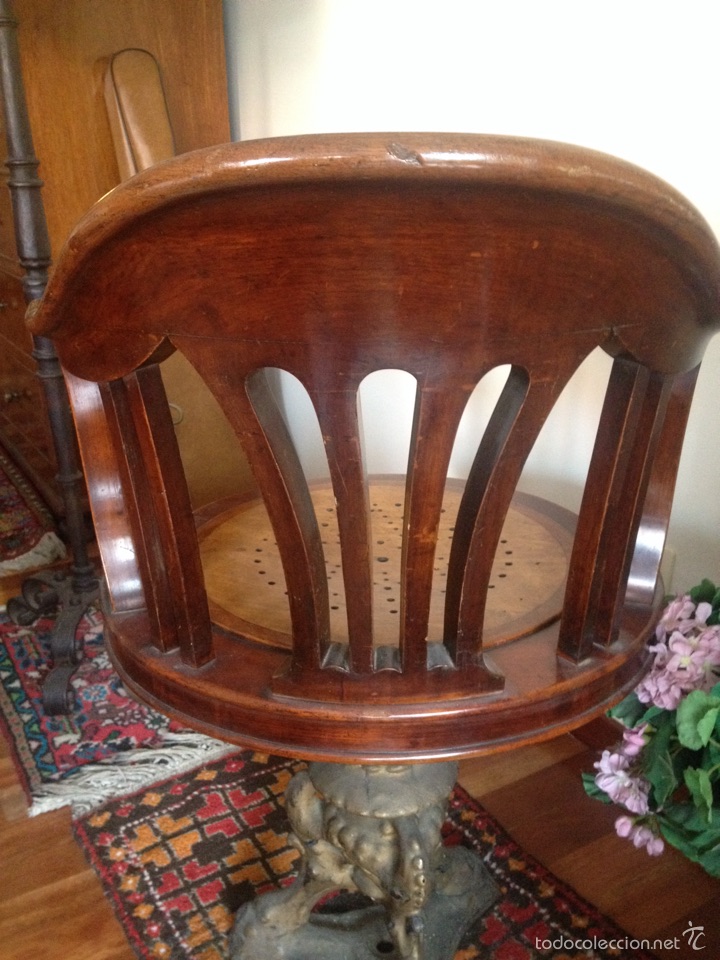 Antig&uuml;edades: Silla de patr&oacute;n de barco s xviii - Foto 4