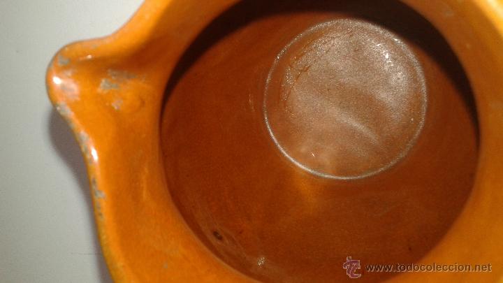 Antig&uuml;edades: PRECIOSA JARRA DE BARRO ESMALTADO - Foto 8