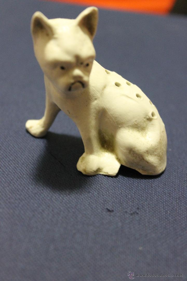 Antig&uuml;edades: ANTIGUO PALILLERO EN BISCUIT DE PERRO BOXER?? - Foto 1