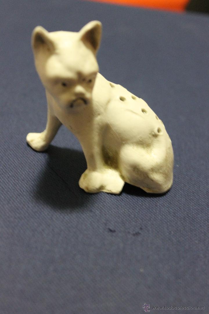 Antig&uuml;edades: ANTIGUO PALILLERO EN BISCUIT DE PERRO BOXER?? - Foto 2