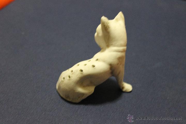 Antig&uuml;edades: ANTIGUO PALILLERO EN BISCUIT DE PERRO BOXER?? - Foto 3