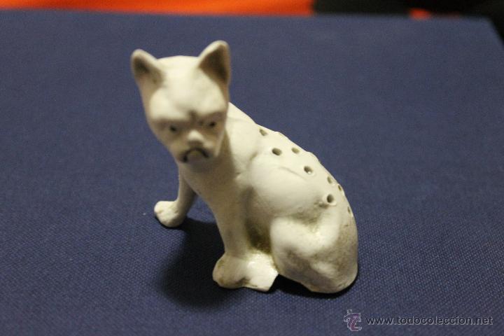Antig&uuml;edades: ANTIGUO PALILLERO EN BISCUIT DE PERRO BOXER?? - Foto 4