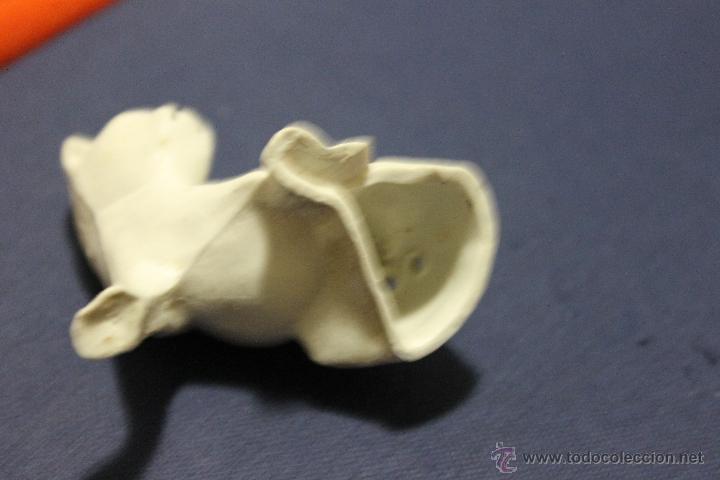 Antig&uuml;edades: ANTIGUO PALILLERO EN BISCUIT DE PERRO BOXER?? - Foto 5