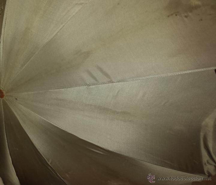 Antig&uuml;edades: SOMBRILLA CON MANGO PLATA - Foto 4