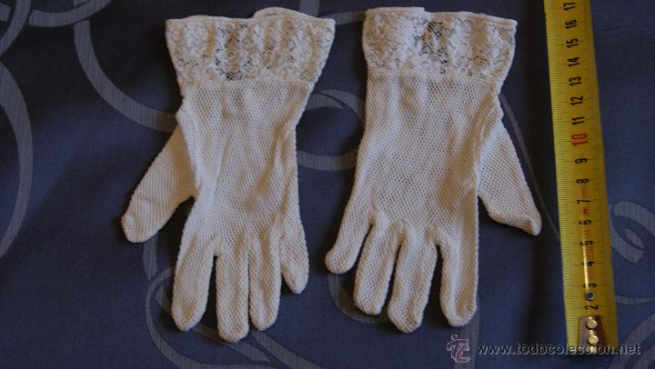 Antig&uuml;edades: Antiguos guantes de Primera Comuni&oacute;n - Foto 3