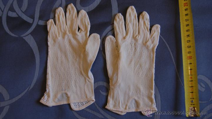 Antig&uuml;edades: Antiguos guantes de Primera Comuni&oacute;n - Foto 2