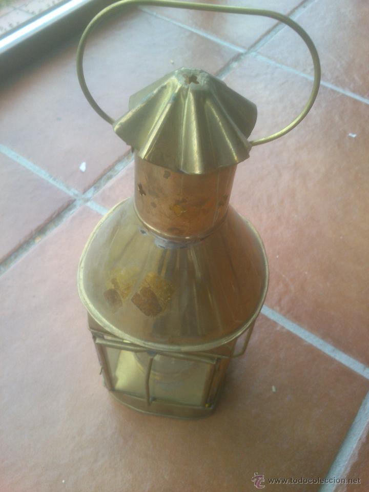 Antig&uuml;edades: ARTESANAL FAROL HOJALATA - Foto 1