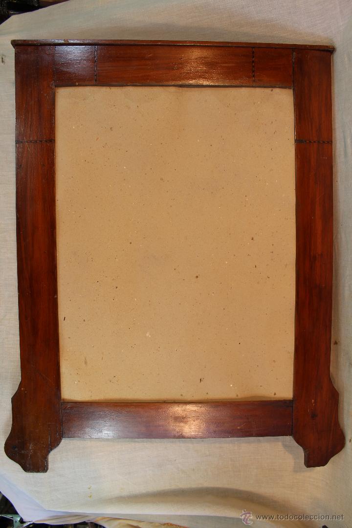 Antig&uuml;edades: ESPEJO MODERNISTA SIN CRISTAL - Foto 4