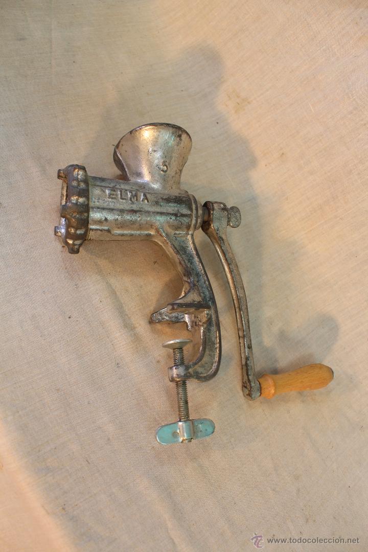 Antig&uuml;edades: MOLINILLO DE PICAR CARNE ELMA 5 - Foto 2