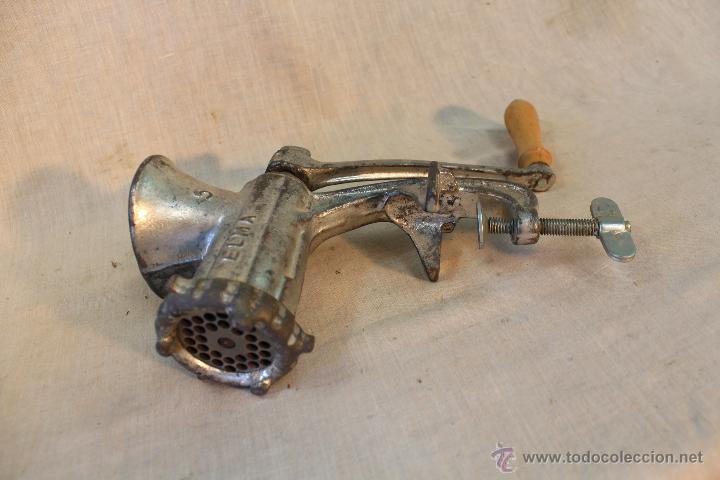 Antig&uuml;edades: MOLINILLO DE PICAR CARNE ELMA 5 - Foto 5