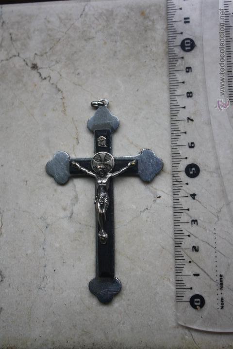 Antig&uuml;edades: Crucifijo antiguo. - Foto 1