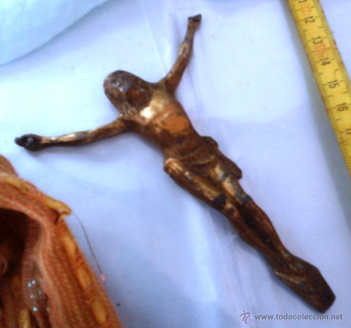 Antig&uuml;edades: CRISTO EN METAL. VIEJO: - Foto 1
