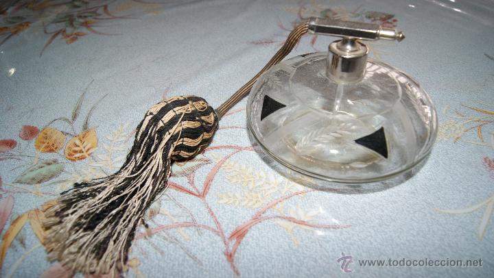 Antigüedades: Antiguo Perfumero en cristal. Año 1930 aprox. - Foto 1 - 53704956