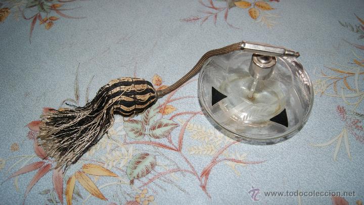 Antigüedades: Antiguo Perfumero en cristal. Año 1930 aprox. - Foto 2 - 53704956