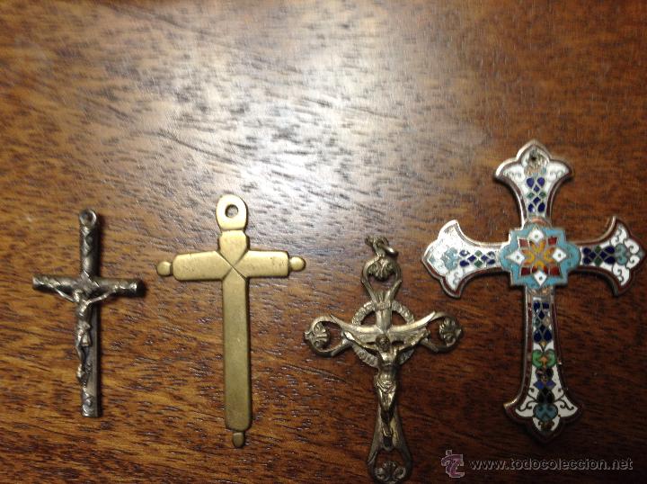 Antig&uuml;edades: crucifijos varios - Foto 1
