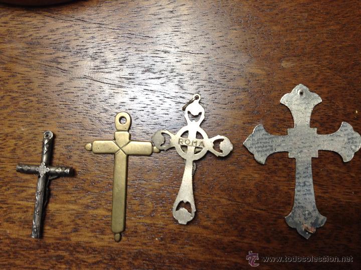 Antig&uuml;edades: crucifijos varios - Foto 2