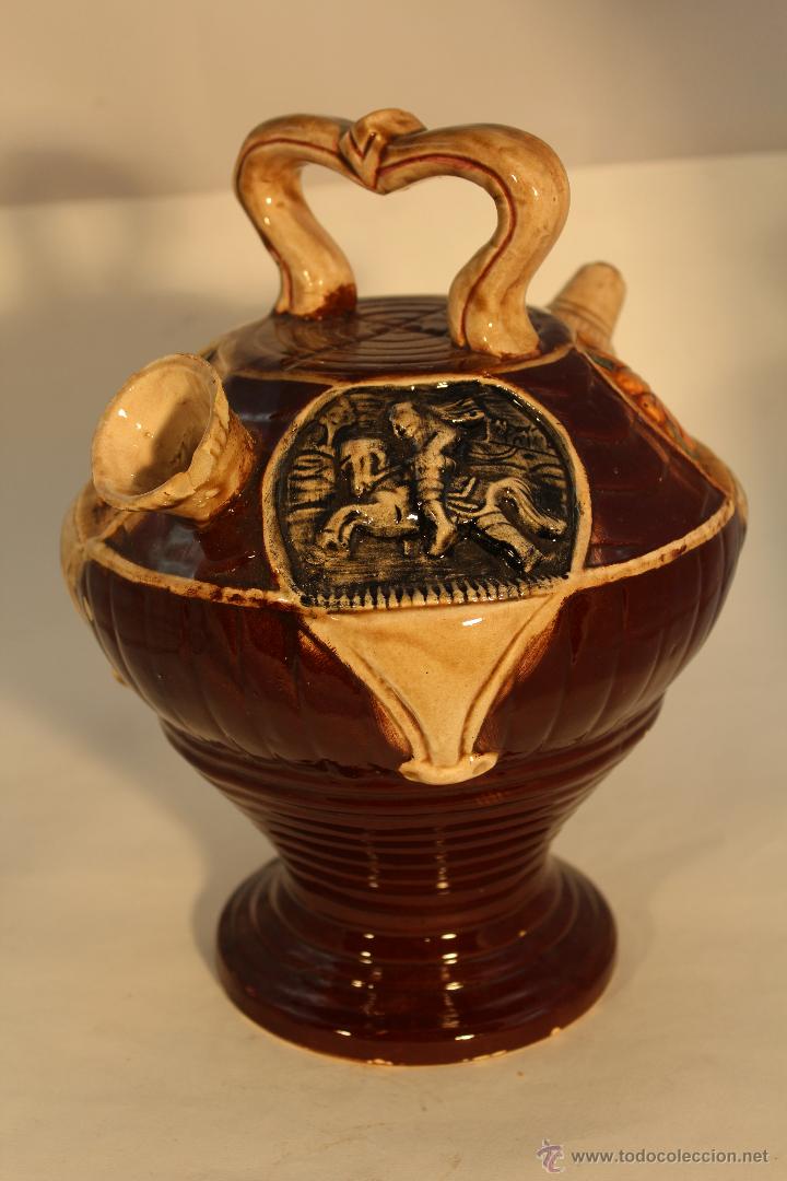 Antig&uuml;edades: BOTIJO EN CERAMICA VIDRIADA - Foto 2
