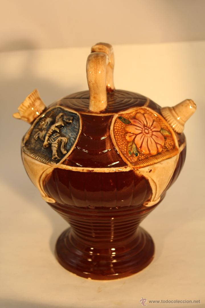 Antig&uuml;edades: BOTIJO EN CERAMICA VIDRIADA - Foto 3