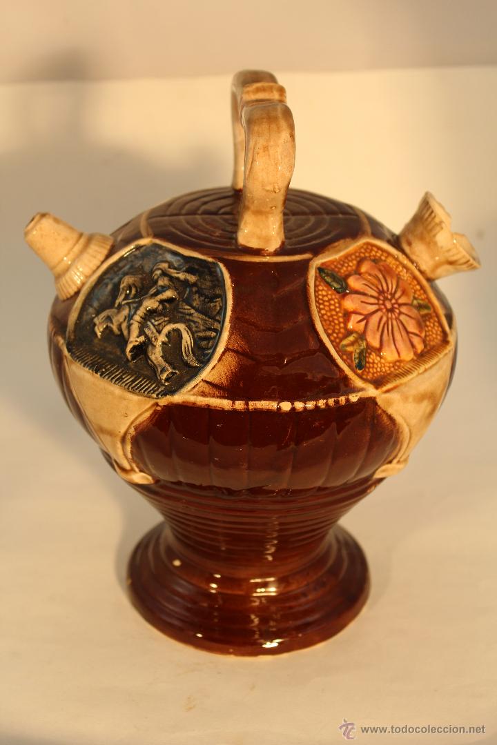 Antig&uuml;edades: BOTIJO EN CERAMICA VIDRIADA - Foto 4