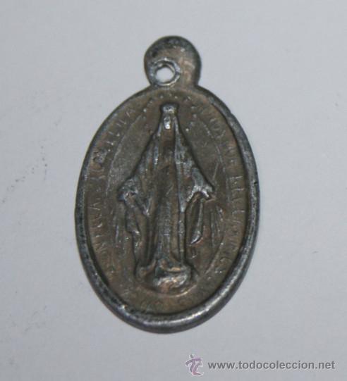 Antig&uuml;edades: MEDALLA ANTIGUA DE ALUMINIO DE LA INMACULADA - Foto 1