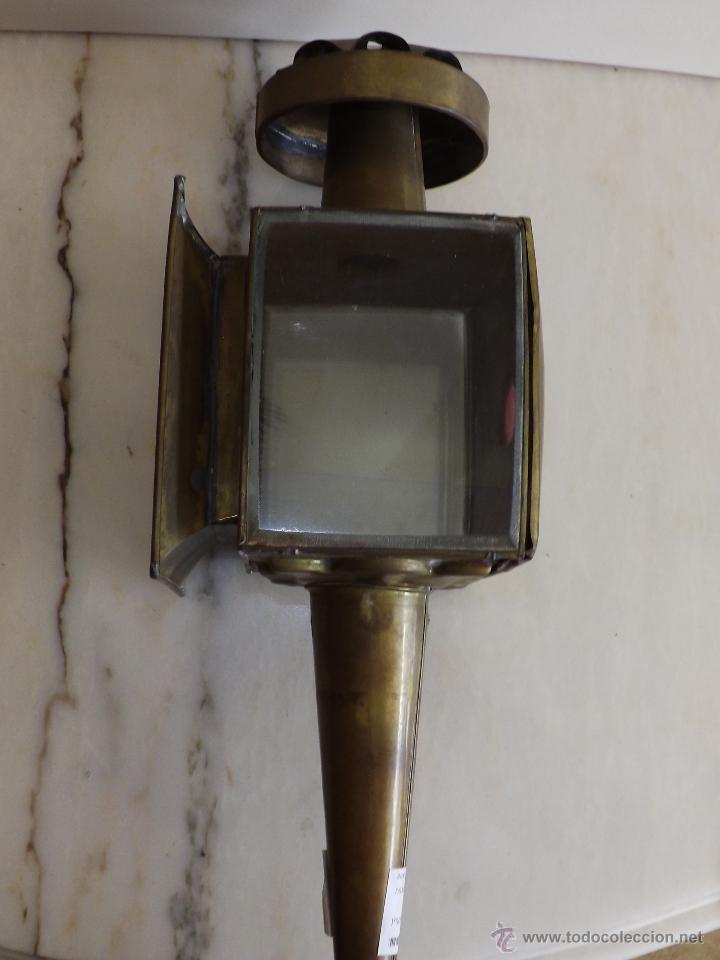 Antig&uuml;edades: FAROL ANTIGUO DE CARRUAJE - Foto 1