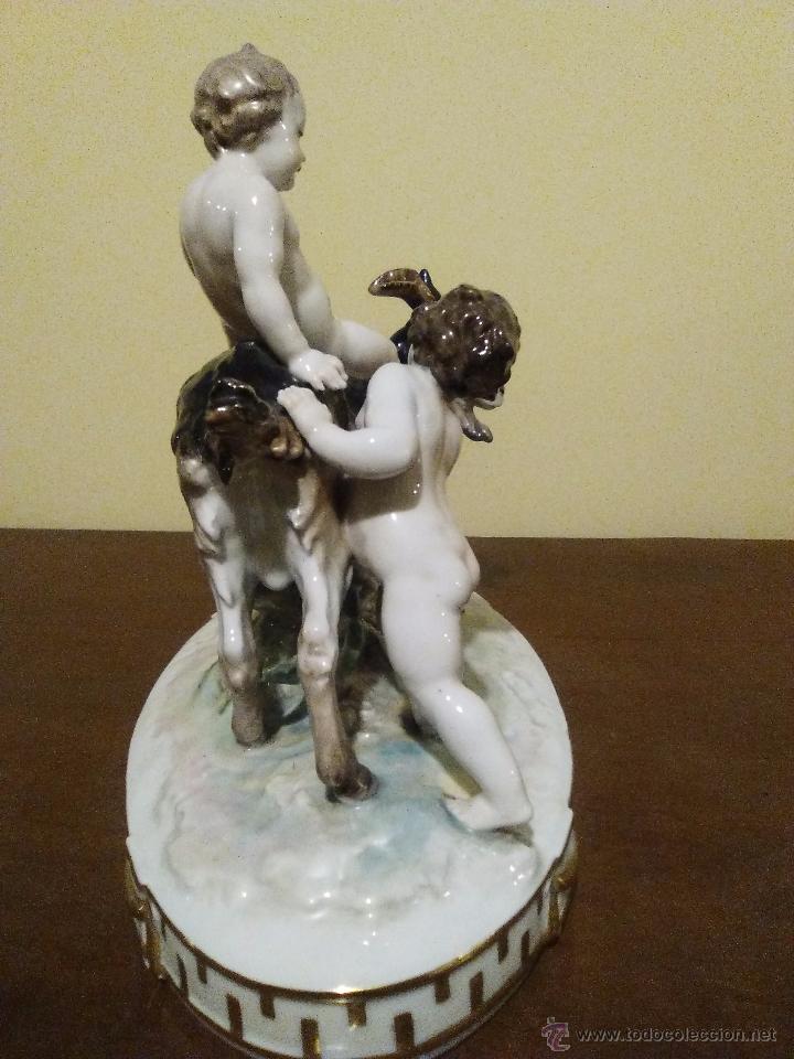 Antig&uuml;edades: Pieza de museo siglo xix capodimonte - Foto 5