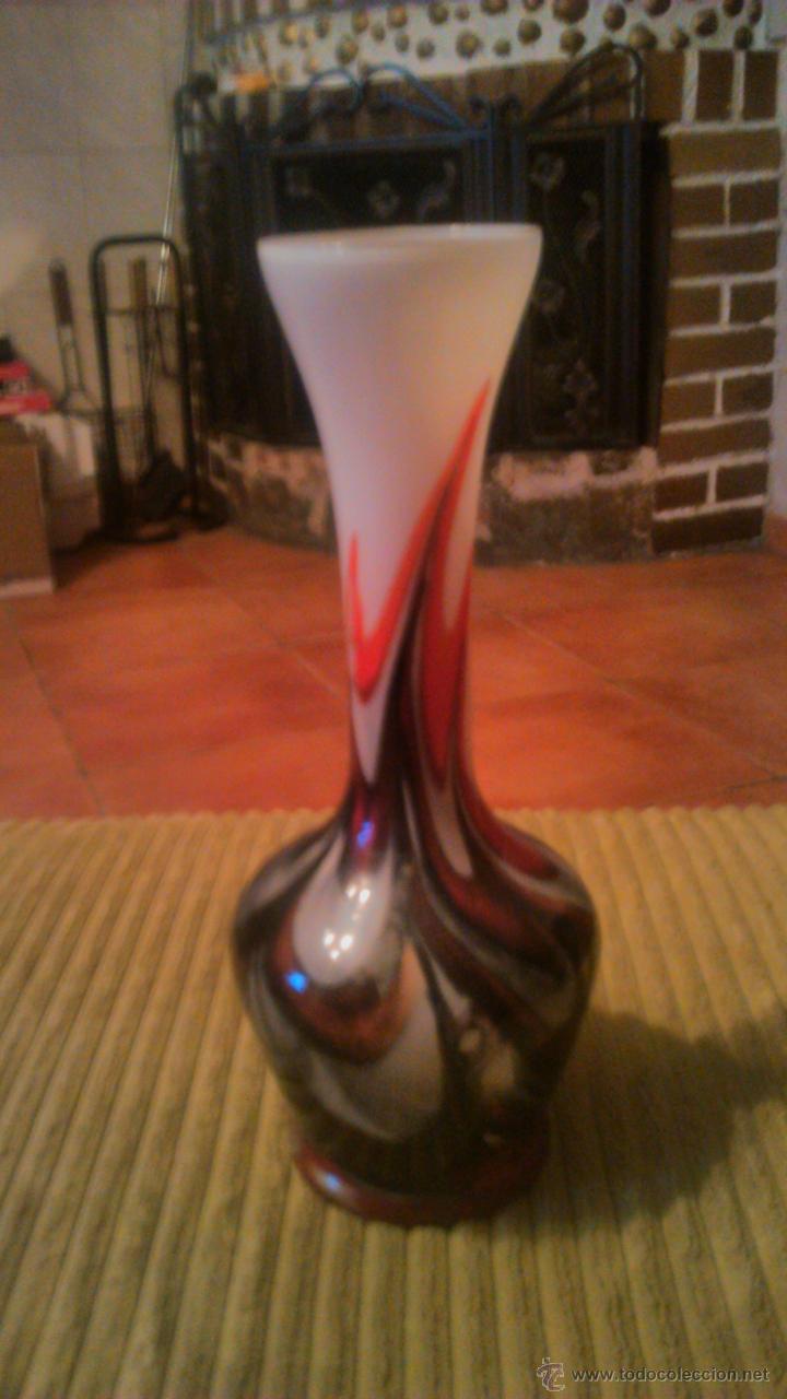 Antig&uuml;edades: Precioso jarr&oacute;n de cristal de murano multicolor. - Foto 1