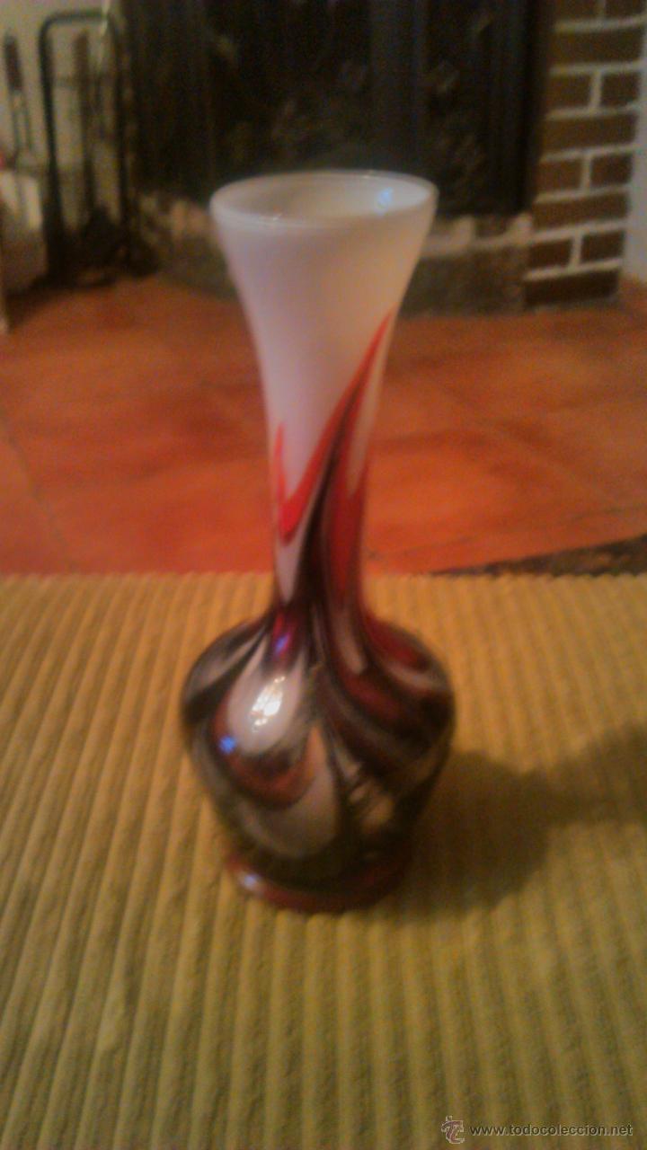 Antig&uuml;edades: Precioso jarr&oacute;n de cristal de murano multicolor. - Foto 2