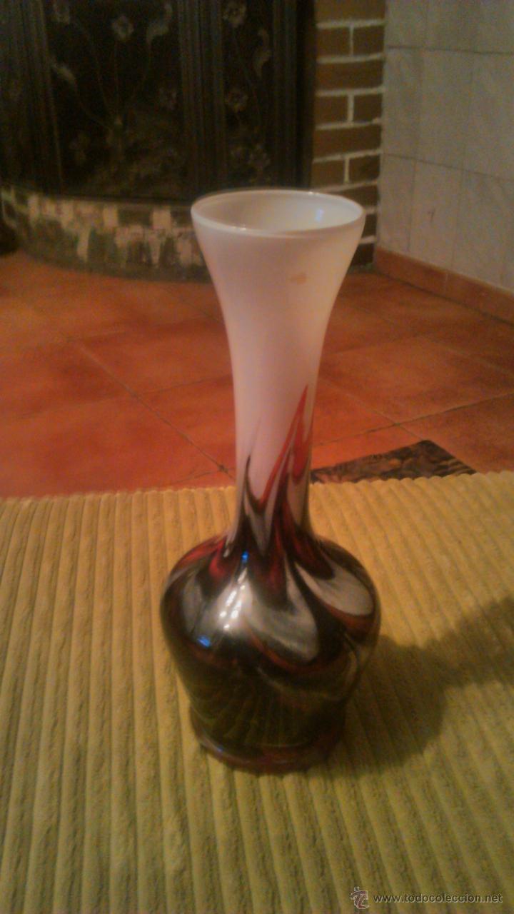 Antig&uuml;edades: Precioso jarr&oacute;n de cristal de murano multicolor. - Foto 3