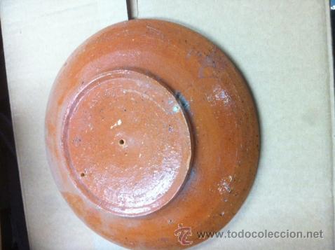 Antig&uuml;edades: PLATO DE CERAMICA - Foto 2