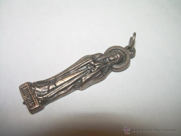 Antig&uuml;edades: ANTIGUA MEDALLA. LOURDES - Foto 2