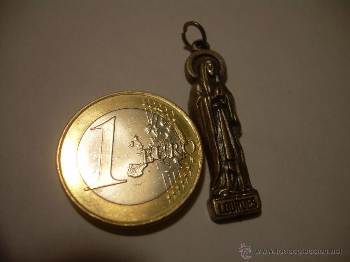 Antig&uuml;edades: ANTIGUA MEDALLA. LOURDES - Foto 3