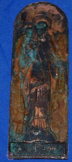 Antig&uuml;edades: PLACA VIRGEN DEL BUEN REMEDIO - Foto 2