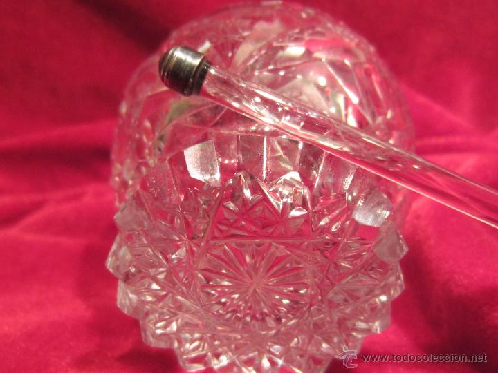 Antig&uuml;edades: salero de cristal y plata - Foto 4