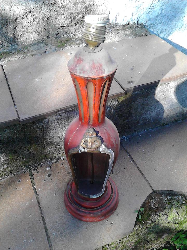 Antig&uuml;edades: pantalla madera en rojo - Foto 2