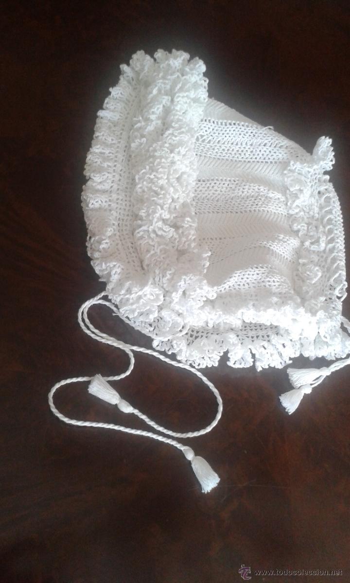 Antig&uuml;edades: ANTIQUISIMO GORRO DE CROCHET, DE NI&Ntilde;A. - Foto 5