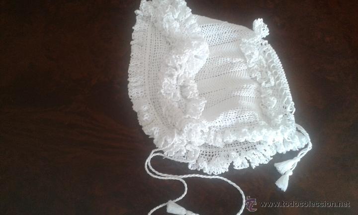 Antig&uuml;edades: ANTIQUISIMO GORRO DE CROCHET, DE NI&Ntilde;A. - Foto 6