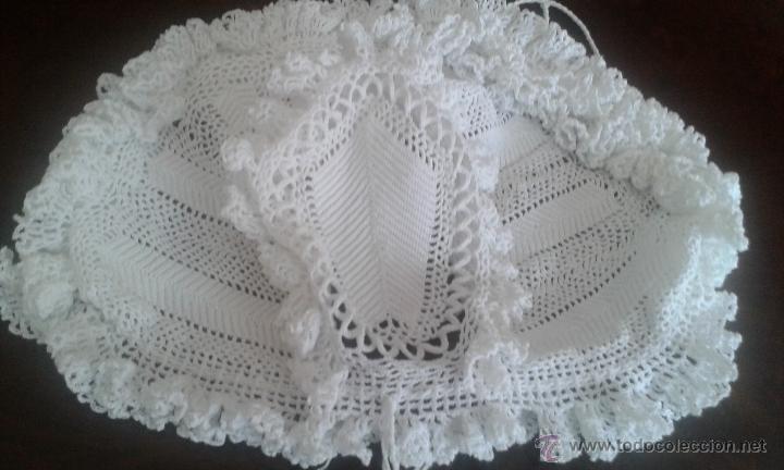 Antig&uuml;edades: ANTIQUISIMO GORRO DE CROCHET, DE NI&Ntilde;A. - Foto 7